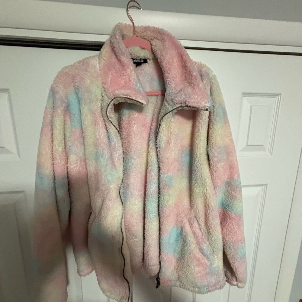 Like-new size 2 (18-20) torrid tie dye fleece